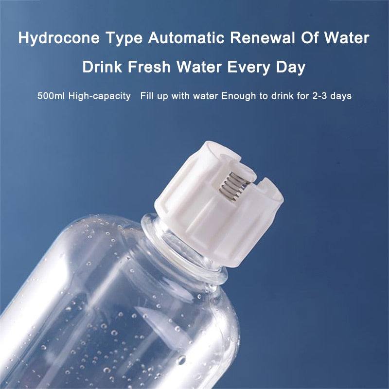 Pet Cat Bowl Automatic Feeder Water Dispenser