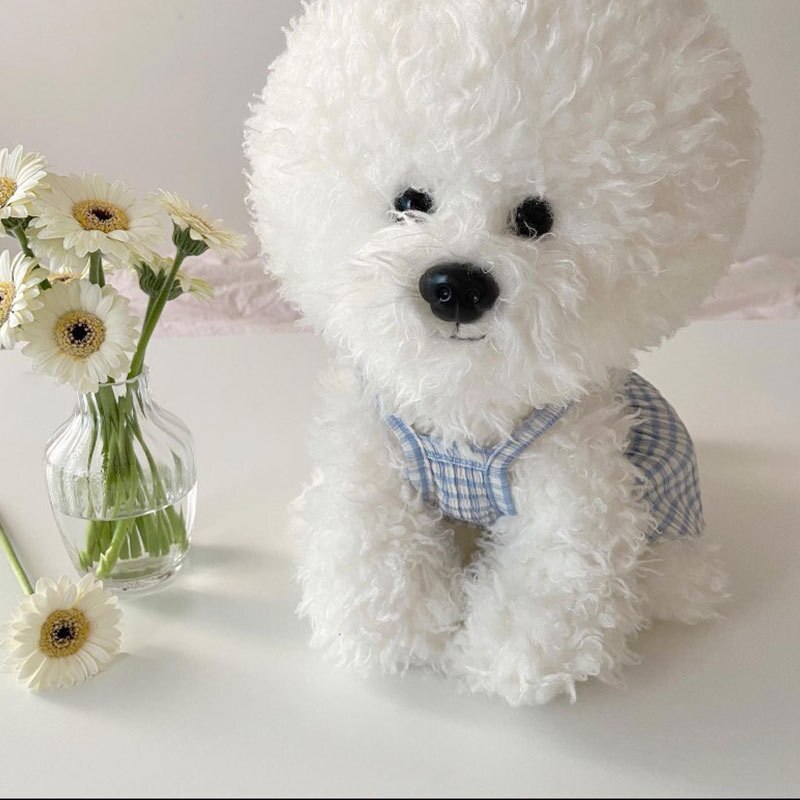 Cute Summer Plaid Skirt Pet Clothing