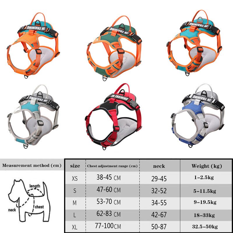 Adjustable Nylon Dog Harness – Durable, Comfortable & Secure Fit