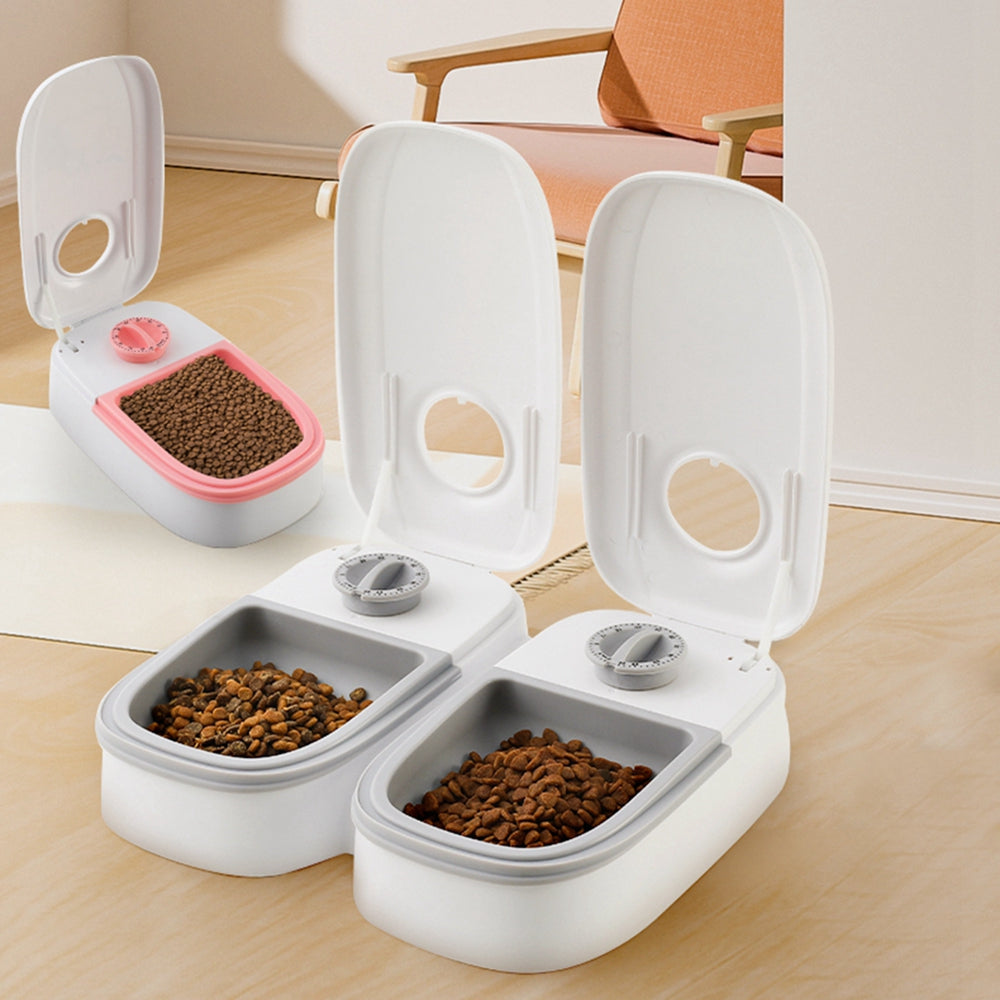 Smart Automatic Pet Feeder – Programmable Food Dispenser with Voice Recording & Portion Control