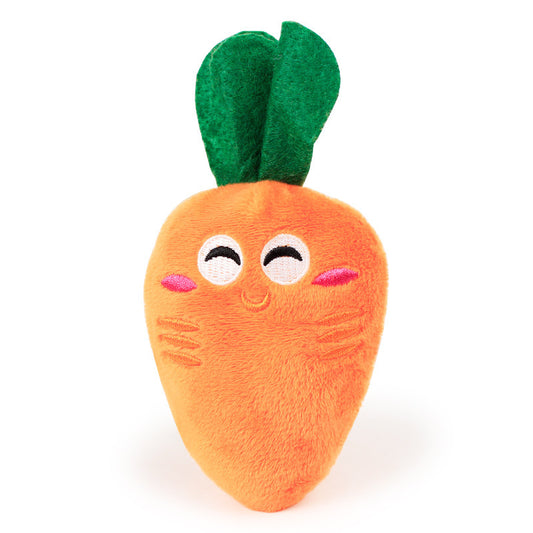 Carrot Plush Dog Toy – Soft, Squeaky & Snuggly Fun for All Breeds