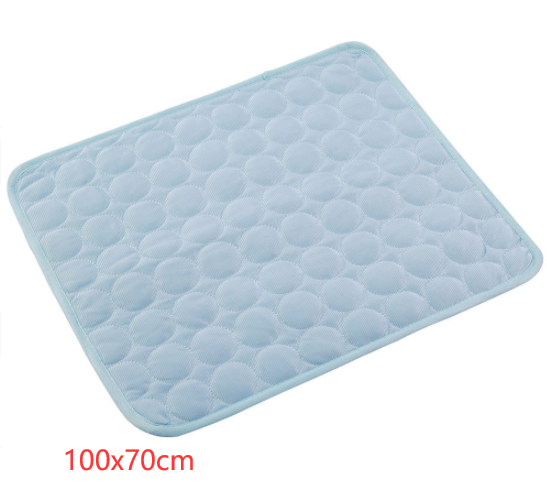 Ice Silk Cooling Pet Pad – Breathable, Soothing Mat for Dogs & Cats (Machine Washable)