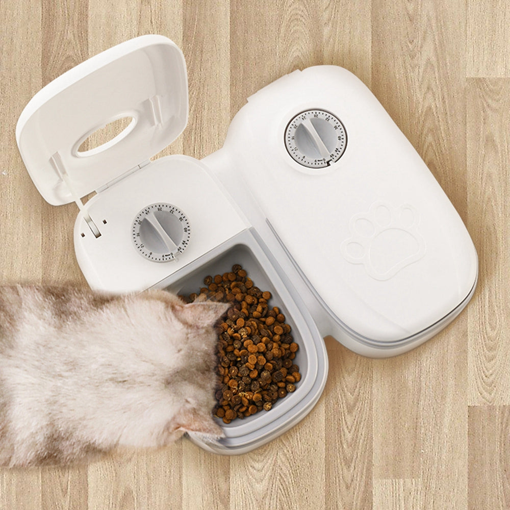 Smart Automatic Pet Feeder – Programmable Food Dispenser with Voice Recording & Portion Control