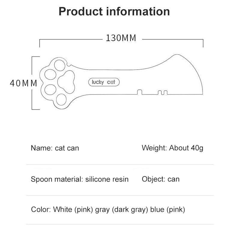 Pet Canned Spoon Jar Opener Puppy Feeding Mixing