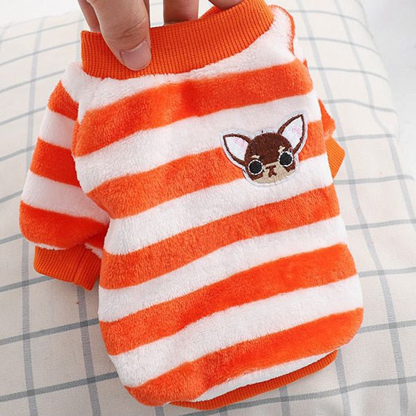 Warm Fleece Pet Clothes Cute Fruit