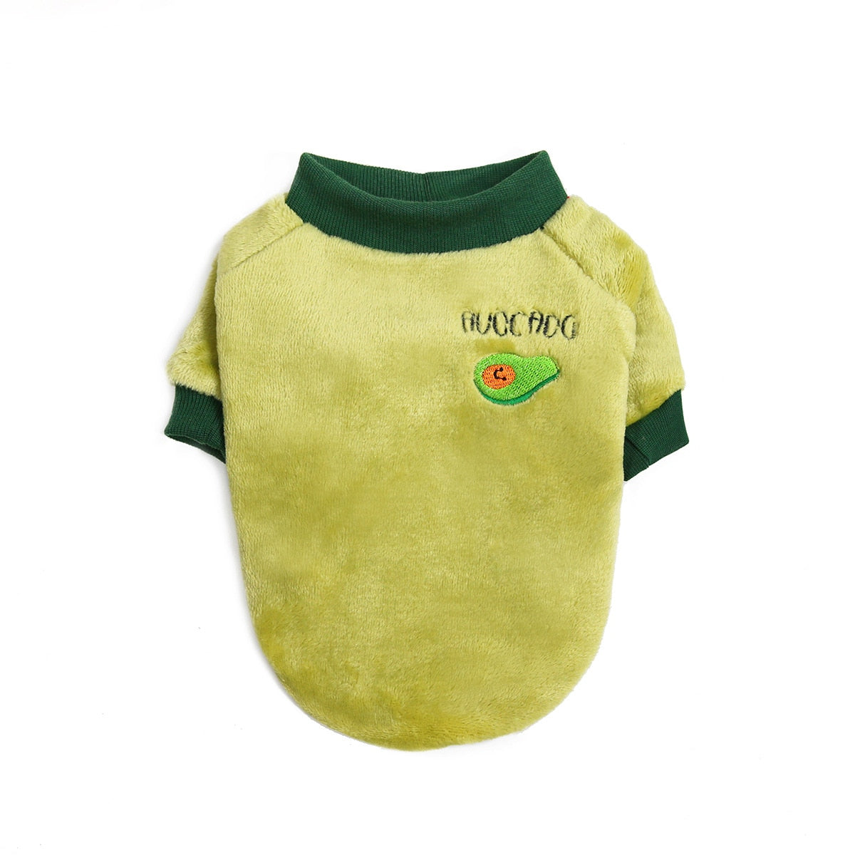 Warm Fleece Pet Clothes Cute Fruit