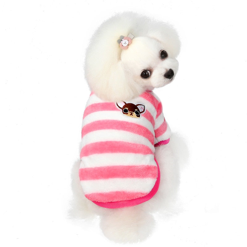 Warm Fleece Pet Clothes Cute Fruit