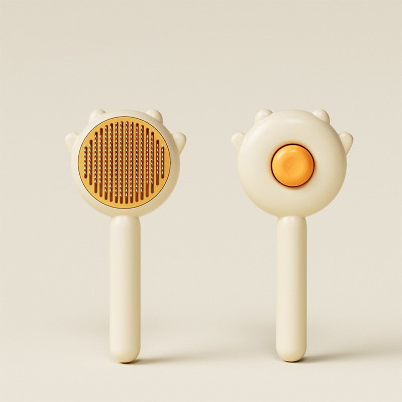 Hamburger Cat Brush Comb Avoid Hairball Loose Hair Remover