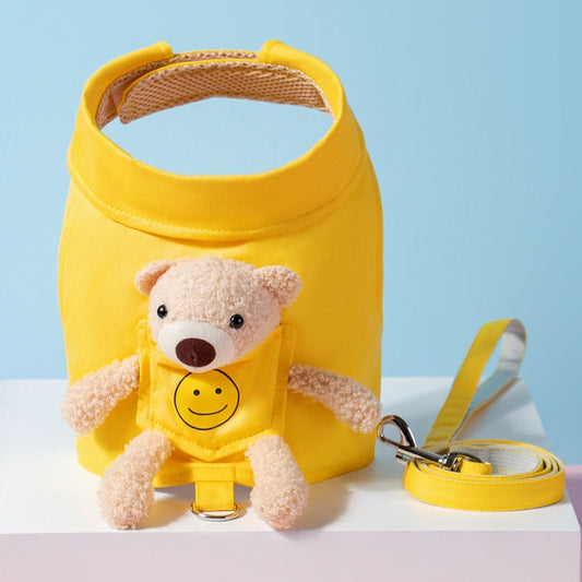 Soft Puppy Vest Harness & Leash Set – Cute, Secure & Comfortable