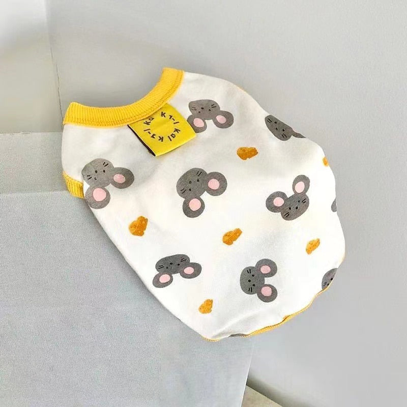 Dot Princess Dress Pet Dog Clothes Cat