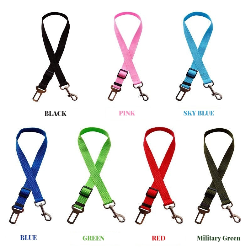 Adjustable Pet Cat Dog Car Seat Belt Pet Seat