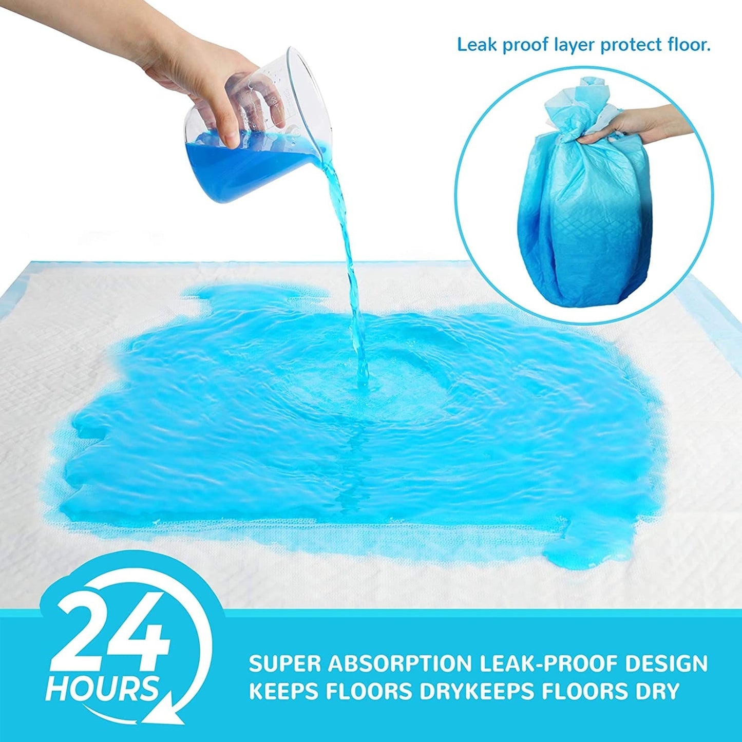 Super Absorbent Dog Training Pee Pads – Leak-Proof, Disposable & Hygienic