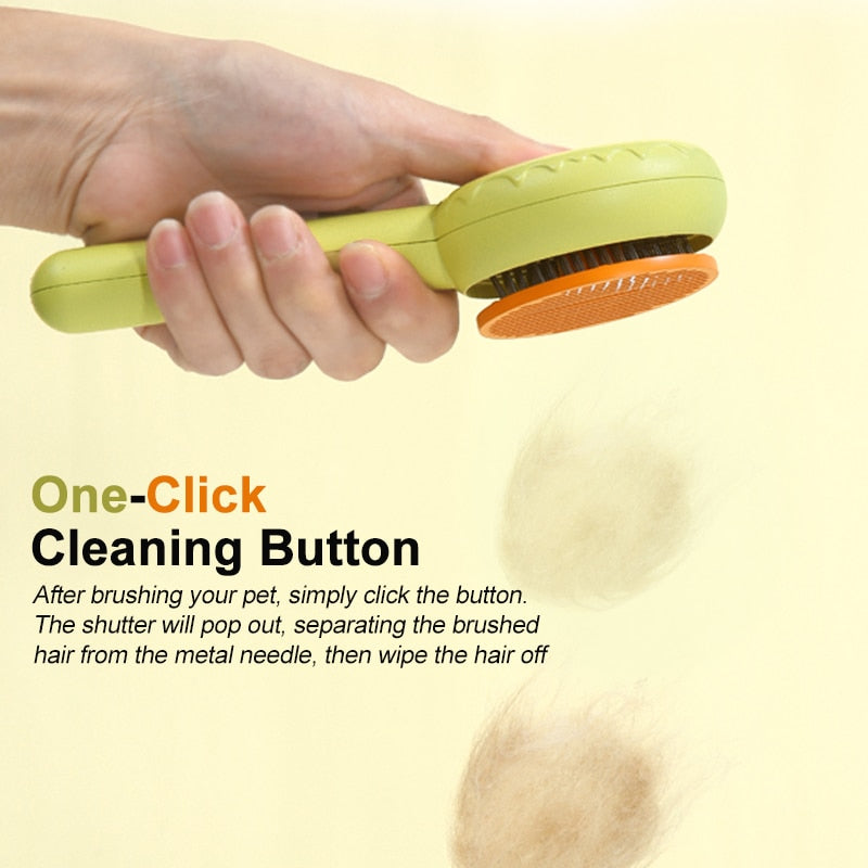 Hamburger Cat Brush Comb Avoid Hairball Loose Hair Remover
