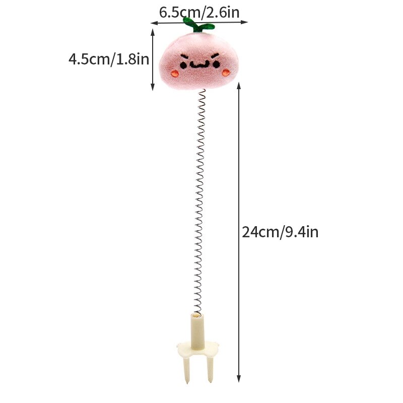 Interactive Elastic Cat Wand Toy – Cute & Bouncy Fun for Playful Cats