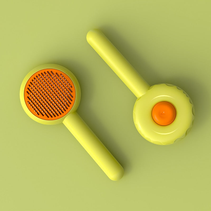 Hamburger Cat Brush Comb Avoid Hairball Loose Hair Remover