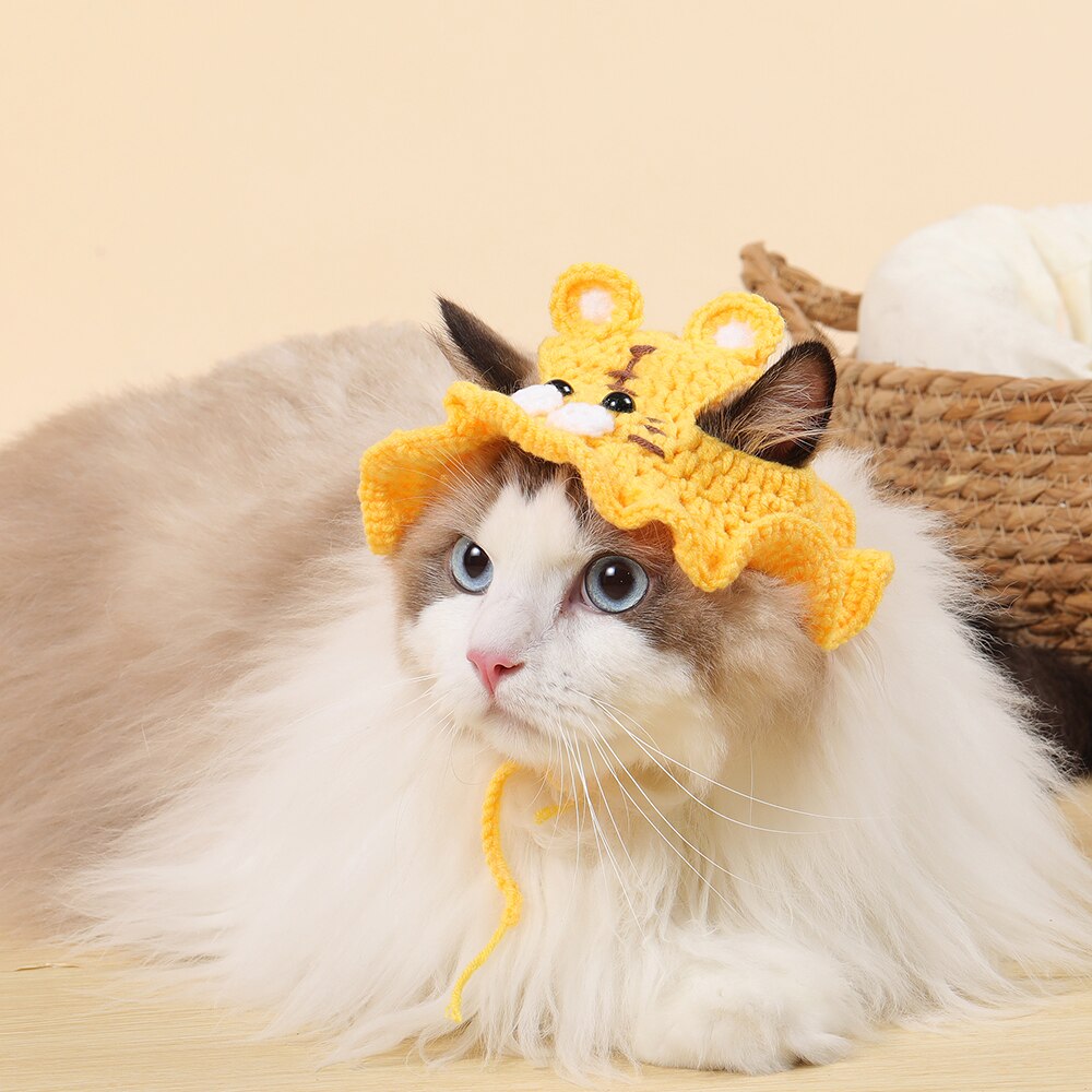 Autumn Winter Cat Hat Elastic Cute Refined