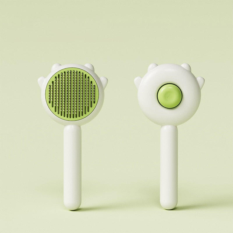 Hamburger Cat Brush Comb Avoid Hairball Loose Hair Remover