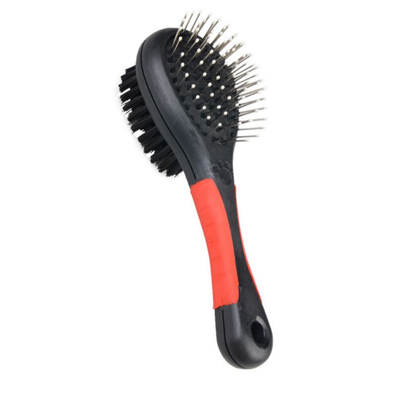 Pet Black Double Sided Bath Brush Dog