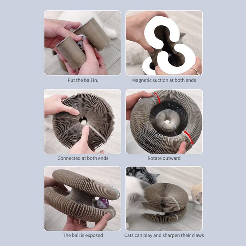 Magic Organ Cat Scratching Board Cat Toy