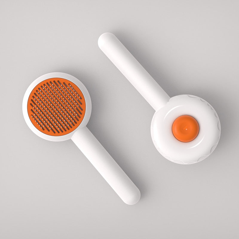 Hamburger Cat Brush Comb Avoid Hairball Loose Hair Remover