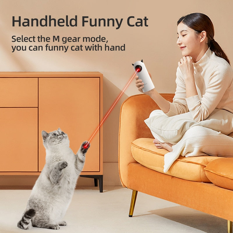 Smart Interactive Automatic Cat Toy – Motion-Activated Teasing Fun for Cats