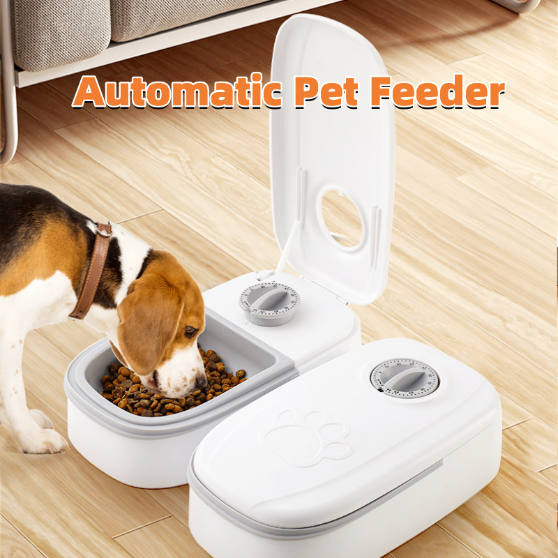 Smart Automatic Pet Feeder – Programmable Food Dispenser with Voice Recording & Portion Control
