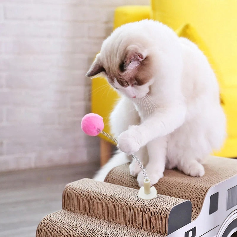 Cute Cat Toy Interactive Elasticity Stick Toy