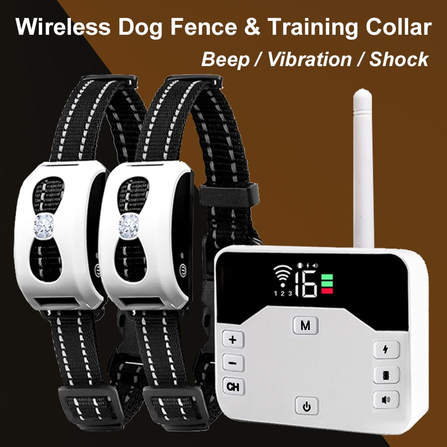 2 IN 1 Wireless Electronic Dog Fence System