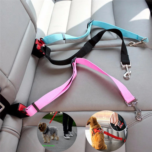 Adjustable Pet Cat Dog Car Seat Belt Pet Seat